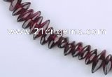 CGA12 15 inches multi sizes rice garnet gemstone beads Wholesale