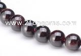 CGA17 4mm round natural garnet gemstone beads Wholesale