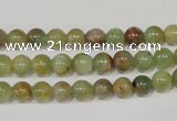 CGA202 15.5 inches 6mm round natural green garnet beads