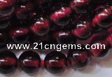 CGA357 15 inches 4mm round natural red garnet beads wholesale