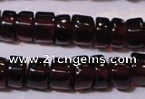 CGA365 15 inches 2*4mm heishi natural red garnet beads wholesale