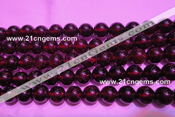 CGA420 15.5 inches 8mm round natural red garnet gemstone beads