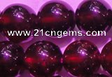 CGA421 15.5 inches 10mm round natural red garnet gemstone beads