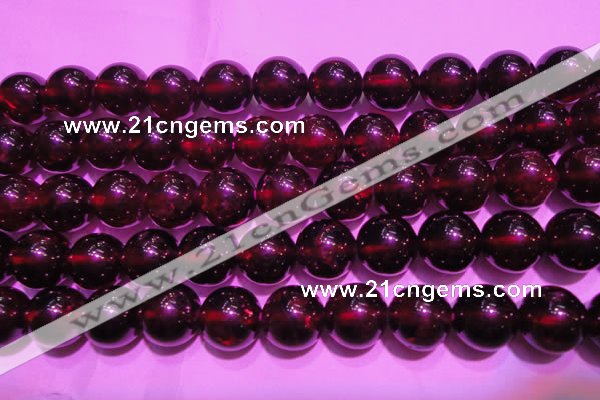 CGA421 15.5 inches 10mm round natural red garnet gemstone beads