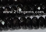 CGA459 15.5 inches 5*8mm faceted rondelle natural red garnet beads