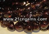 CGA488 15.5 inches 4mm - 5mm nuggets natural red garnet beads