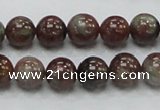 CGA50 15.5 inches 10mm round red green garnet gemstone beads