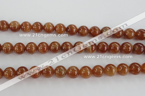 CGA504 15.5 inches 10mm round A grade yellow red garnet beads