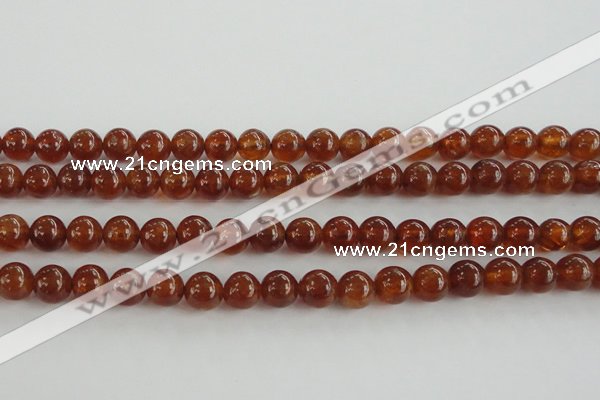 CGA511 15.5 inches 6mm round AA grade yellow red garnet beads
