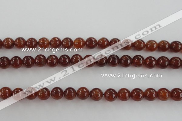 CGA512 15.5 inches 8mm round AA grade yellow red garnet beads