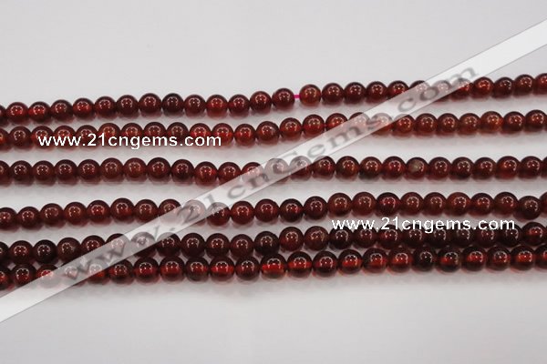 CGA601 15.5 inches 6mm A grade round natural orange garnet beads