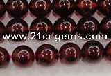 CGA605 15.5 inches 8mm A+ grade round natural orange garnet beads