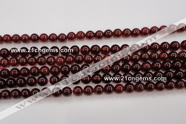 CGA605 15.5 inches 8mm A+ grade round natural orange garnet beads