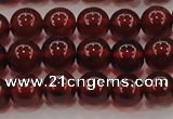 CGA608 15.5 inches 7mm AA grade round natural orange garnet beads