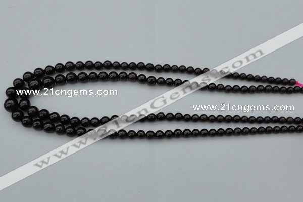 CGA650 15.5 inches 5mm - 10mm round red garnet gemstone beads