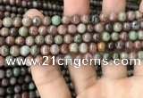 CGA683 15.5 inches 4mm round kashgar garnet beads wholesale