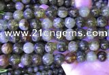 CGA702 15.5 inches 10mm round green garnet beads wholesale