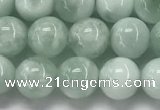 CGA901 15.5 inches 6mm round green angel skin gemstone beads