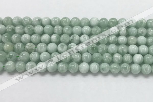 CGA901 15.5 inches 6mm round green angel skin gemstone beads