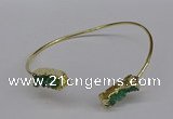 CGB1035 8*18mm - 10*20mm freeform druzy agate bangles