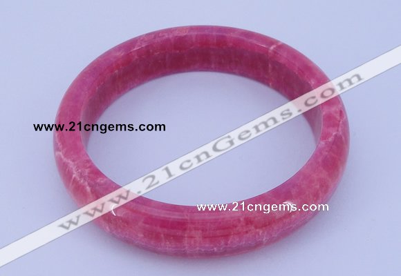 CGB201 Inner diameter 60mm fashion dyed rhodochrosite gemstone bangle