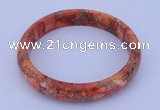 CGB206 Inner diameter 60mm fashion dyed imperial jasper gemstone bangle