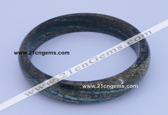 CGB212 Inner diameter 62mm fashion dyed long spar stone bangle