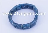 CGB213 7.2 inches fashion apatite gemstone stretchy bracelet