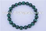 CGB215 2pcs 7.5 inches 4mm natural malachite gemstone bracelets