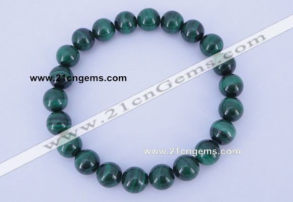 CGB219 2pcs 7.5 inches 12mm natural malachite gemstone bracelets