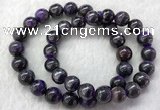 CGB2612 7.5 inches 10mm round natural sugilite beaded bracelets