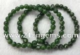 CGB2616 7.5 inches 7mm round diopside quartz beaded bracelets