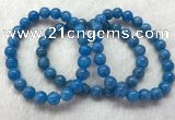 CGB2622 7.5 inches 8mm round natural apatite beaded bracelets