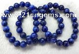 CGB2628 7.5 inches 10mm round natural kyanite beaded bracelets