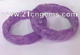 CGB2638 7.5 inches 18*25mm lavender amethyst bracelets wholesale