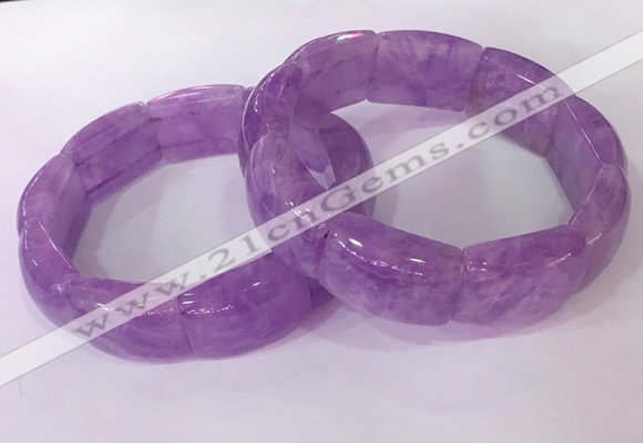 CGB2638 7.5 inches 18*25mm lavender amethyst bracelets wholesale