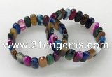 CGB3113 7.5 inches 8*15mm oval agate gemstone bracelets