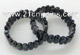 CGB3114 7.5 inches 8*15mm oval agate gemstone bracelets