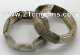 CGB3200 7.5 inches 18*29mm agate gemstone bracelets wholesale
