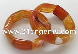 CGB3203 7.5 inches 18*29mm agate gemstone bracelets wholesale