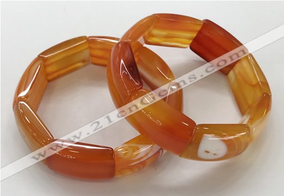 CGB3203 7.5 inches 18*29mm agate gemstone bracelets wholesale