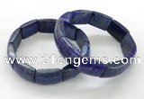 CGB3414 7.5 inches 15*21mm lapis lazuli gemstone bracelets