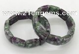 CGB3415 7.5 inches 15*21mm imitation ruby zoisite bracelets