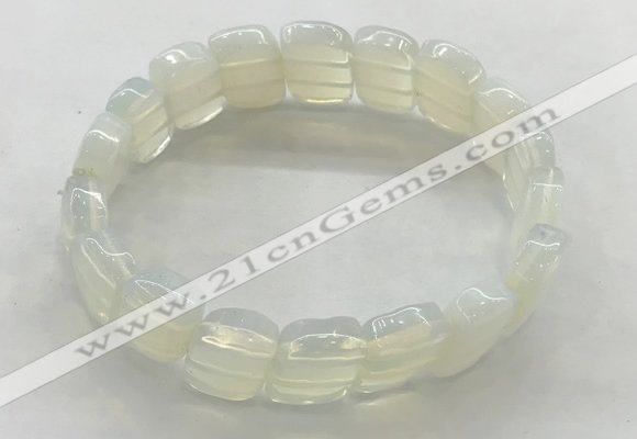 CGB3442 7.5 inches 10*15mm faceted marquise opal bracelets