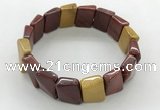 CGB3472 7.5 inches 12*17mm trapezoid mookaite bracelets