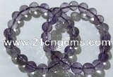 CGB4016 7.5 inches 9mm faceted round ametrine beaded bracelets