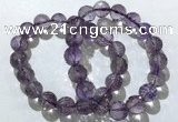 CGB4018 7.5 inches 11mm faceted round ametrine beaded bracelets