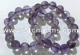 CGB4020 7.5 inches 13mm faceted round ametrine beaded bracelets