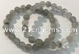 CGB4102 7.5 inches 8mm round rutilated quartz beaded bracelets