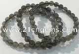 CGB4110 7.5 inches 7mm round labradorite beaded bracelets